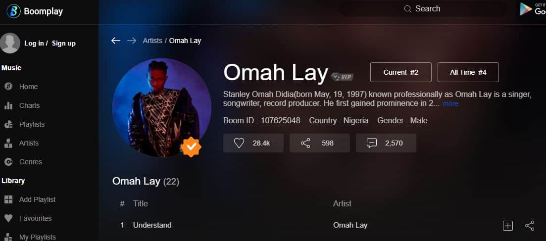 Omah Lay Songs Mp3 Download