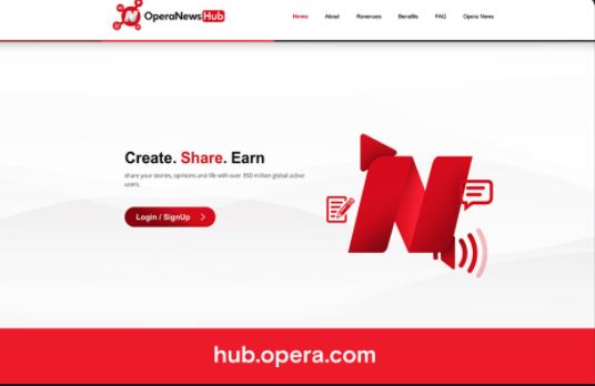 Opera News Hub Login and Registration