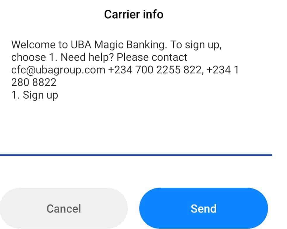 code to check uba account number without atm card