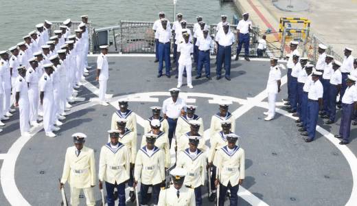 Nigerian Navy Shortlisted Candidates - Nigerian Navy On Parade Ground