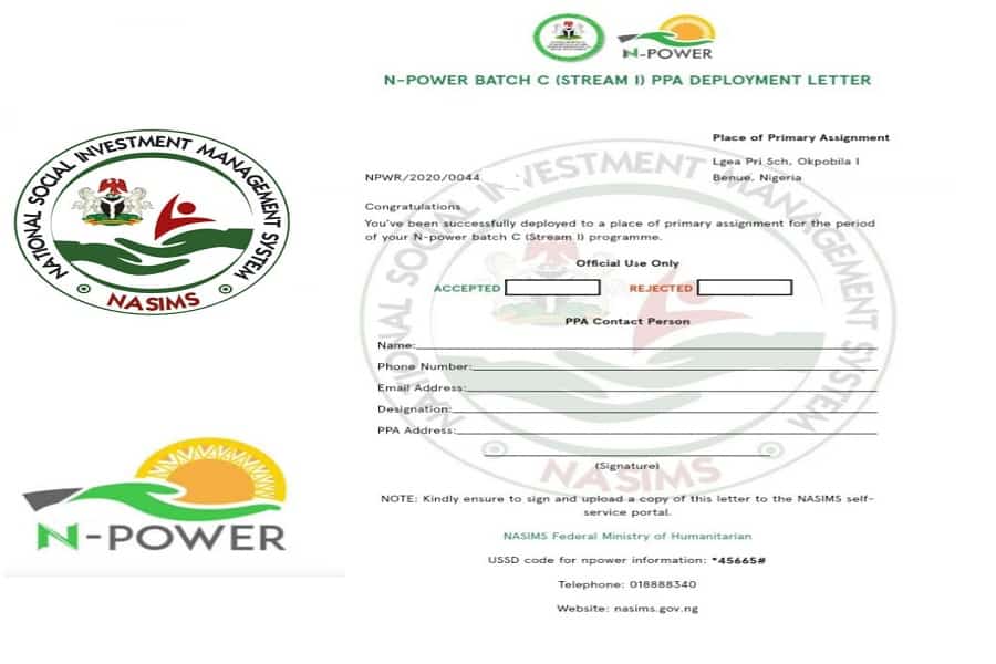 Npower PPA Deployment Letter Sample