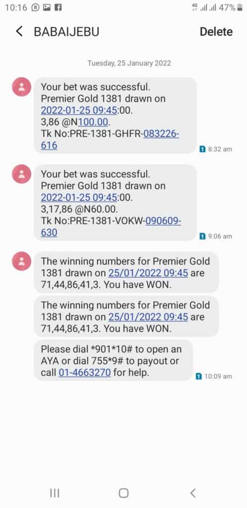 Baba Ijebu Effi Lotto Results 2