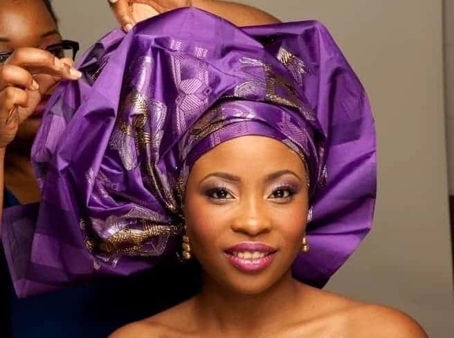 How To Tie Gele With Layers In Front